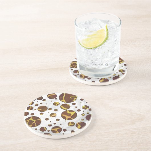 キリン・ブラウン・イエロープリント コースター (側面)