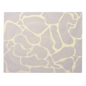 キリン・ブラウン・イエロープリント ノートパッド (正面)