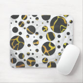 キリン・ブラウン・イエロープリント マウスパッド (マウス)