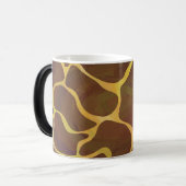 キリン・ブラウン・イエロープリント モーフィングマグカップ (正面左)