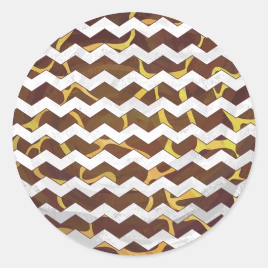 キリン・ブラウン・イエロープリント ラウンドシール (正面)