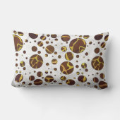 キリン・ブラウン・イエロープリント ランバークッション (裏面)