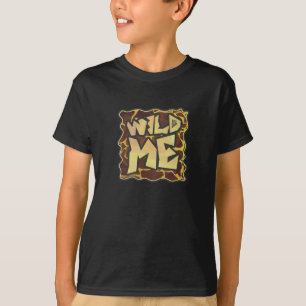 キリン・ブラウン・イエロープリント Tシャツ