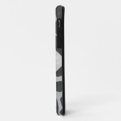 キリン ブラックライトグレー モノグラム Case-Mate iPhoneケース (裏面/左)