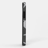 キリン ブラックライトグレー モノグラム Case-Mate iPhoneケース (裏面/右)