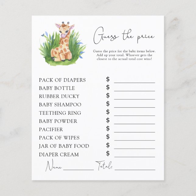 キリン – プライス推測ゲーム (正面)