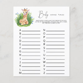 キリン – ベビー名レースゲーム