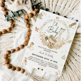 キリン・ボホ・ベビーシャワー 招待状