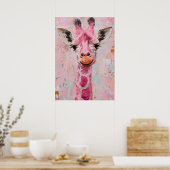 キリン 🦒 ポスター (キッチン)