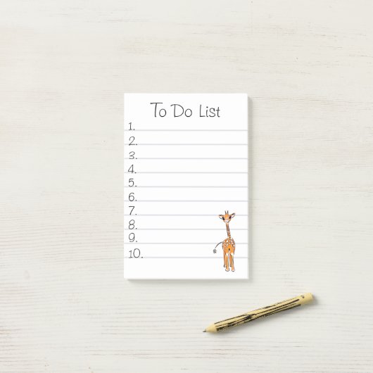 キリン ポストイット (デスク上)