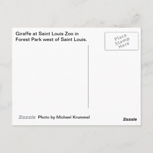 キリン ポストカード (裏面)