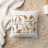 "キリン"    ポリエステル装飾用クッション クッション (ブランケット)