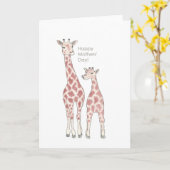 キリン・マザーズ・デイ・カード カード (黄色い花)