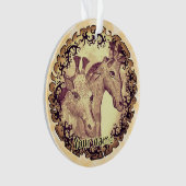 キリン・ムーン オーナメント (正面)