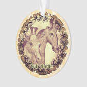 キリン・ムーン オーナメント (正面)