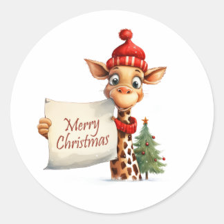 キリン・メリー・クリスマス ラウンドシール