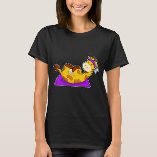キリン ヨガ 瞑想 体操 Tシャツ