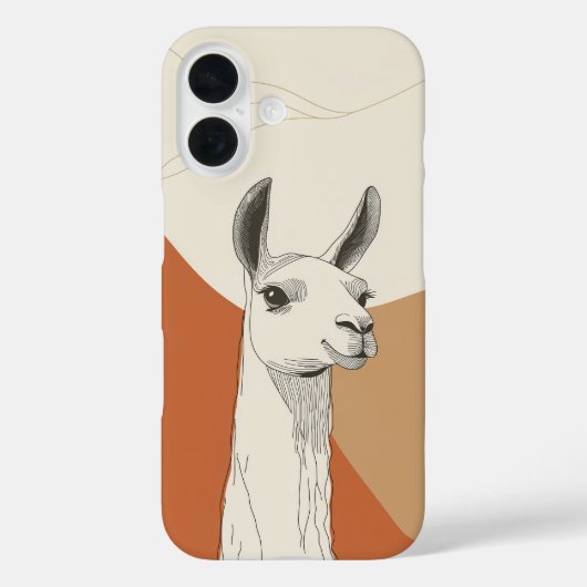 キリン・ラブケース – かわいいミニマリスト Case-Mate iPhoneケース (裏面)
