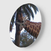 キリン·ルックアウト ラージ壁時計 (傾斜)