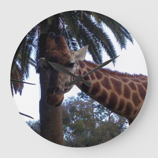 キリン·ルックアウト ラージ壁時計 (正面)