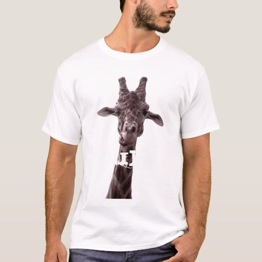 キリン、「一口か。 Tシャツ (正面)