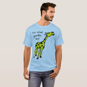 キリン、俺はキリン・ターだ！ Tシャツ (正面フル)