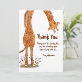 キリン, 動物園の動物の誕生日, カスタマイズ可能 サンキューカード (スタンド正面)