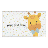 キリン、動物 名札 (正面)