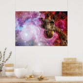 キリン...宇宙?!ポスター ポスター (キッチン)