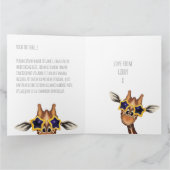 キリン 感謝の気持ちの折り紙カード カード (内部)