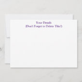 キリン 招待状 (裏面)