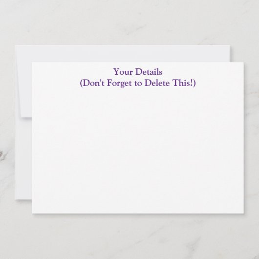 キリン 招待状 (裏面)