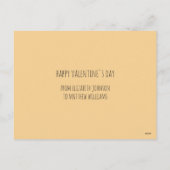 キリン.教室バレンタイン。友達カード。キッズ シーズンポストカード (裏面)