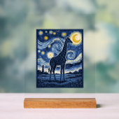 キリン 星降る夜 ビンテージ アクリルサイン (ニュートラル)