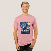 キリン 星降る夜 ビンテージ トライブレンドＴシャツ (正面全面)