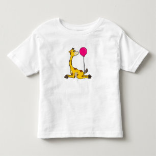 キリン(気球あり) トドラーTシャツ