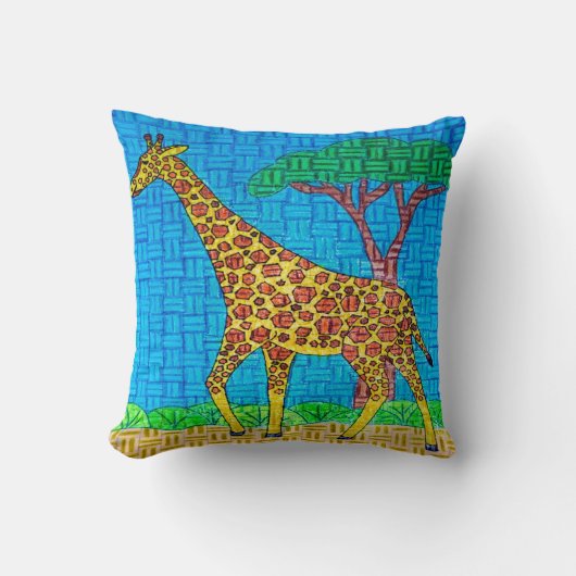 キリン(独身の) – 枕 (正面)