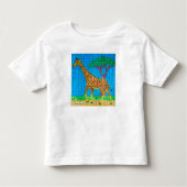 キリン（白） - Toddler Tシャツ (正面)