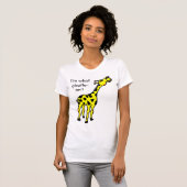 キリン、私はキリンter何です! tシャツ (正面フル)