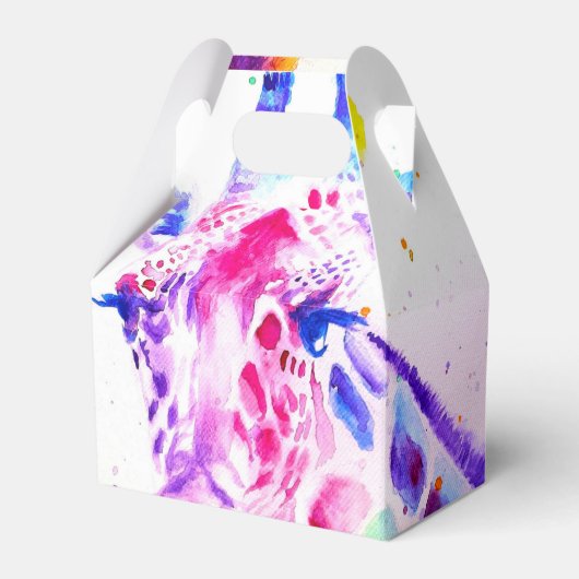 キリン 結婚式 ウェディング ケーキ 好意 ボックス 動物園 動物 (正面サイド)