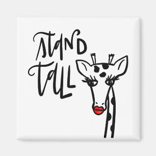 キリン-背が高い マグネット