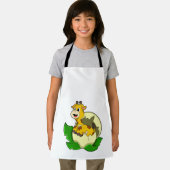 キリン（葉と卵） エプロン (インサイチュ)