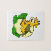 キリン（葉と卵） ジグソーパズル (横)