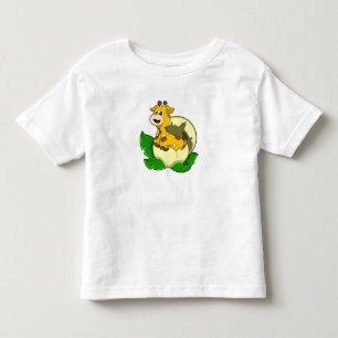 キリン(葉と卵) トドラーTシャツ