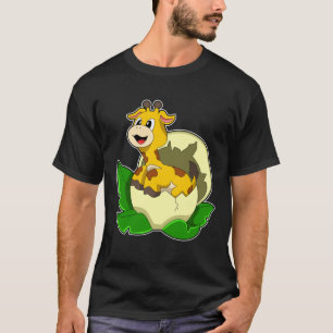 キリン(葉と卵) Tシャツ