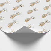 キリン、誕生日、クリスマスパーティー、ラッピング紙 ラッピングペーパー (角)