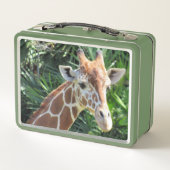 キリン – 野生動物 メタルランチボックス (裏面)