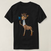 キリン（電話） Tシャツ (デザイン正面)