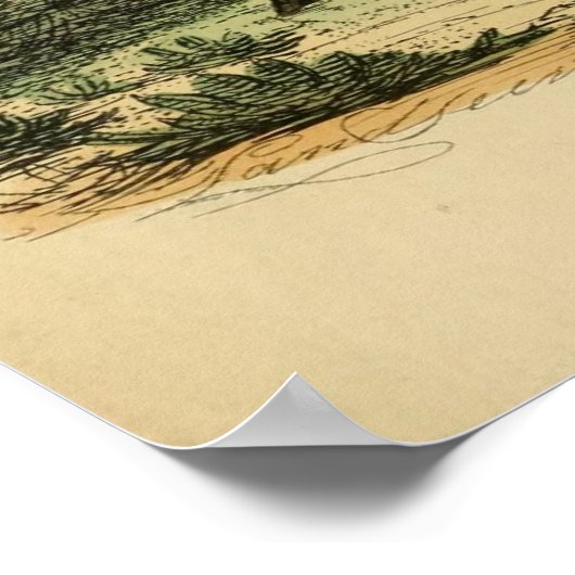 キリン(1849) ポスター (角)