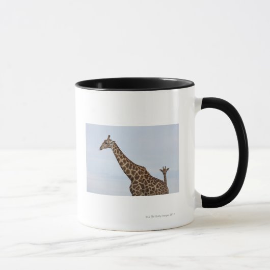 キリン(Giraffaのcamelopardalis)、Chobeの国民 マグカップ (右)